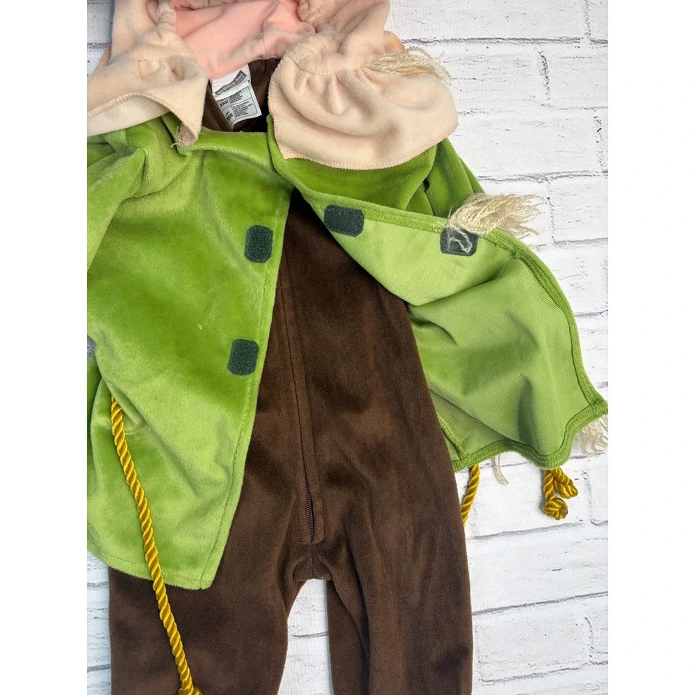 Warner Bros Studio Store Wizard of Oz Scarecrow Costume Kids XXS Green Brown
